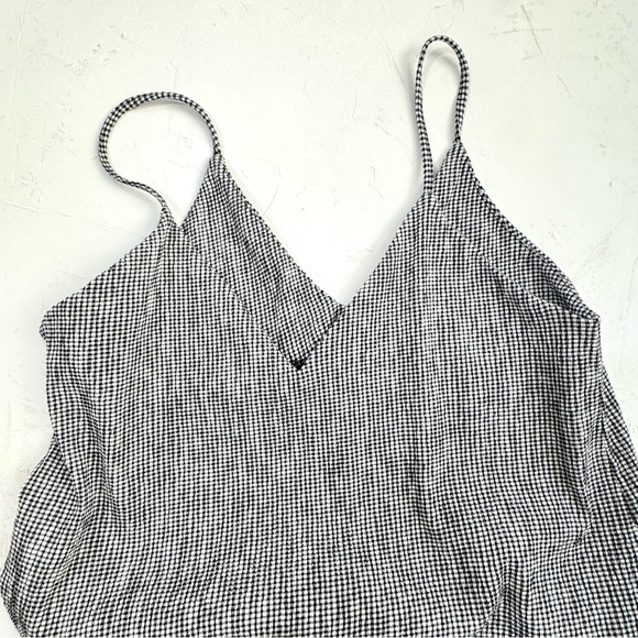 Zara Black White Plaid Pullover Tank Dress Size M - Picture 7 of 8